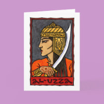 'Al-Uzza Greeting Card by ThaliaTook 'Al-Uzza Greeting Card