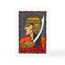 'Al-Uzza Greeting Card