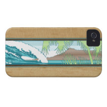 Ala Moana Hawaiian Surf Sign iPhone 4 Cases