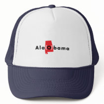 Ala(O)bama - Red and Black and White hats