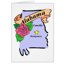 Alabama 2 greeting card