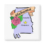 Alabama 2 fridge magnets