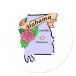 Alabama 2 round sticker