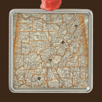 Alabama 4 ornaments