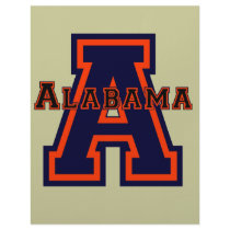 Alabama 'A' Blue and Orange letterhead