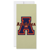 Alabama 'A' Blue and Orange rack cards