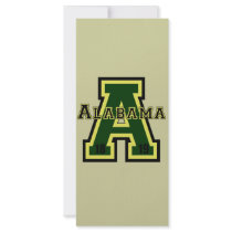 Alabama 'A' Green rack cards