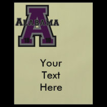 Alabama 'A' Purple flyers
