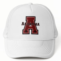 Alabama 'A' Red Mesh Hats