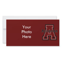 Alabama 'A' Red Custom Photo Card