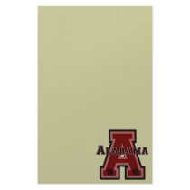 Alabama 'A' Red stationery by talliktok_katauyak Alabama 'A' Red stationery