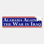 Alabama Against the War in Iraq Bumper Sticker