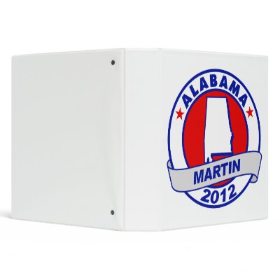Alabama Andy Martin 3 Ring Binder by usalovesmartin