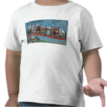 Alabama (Blue)Large Letter ScenesAlabama T-shirts
