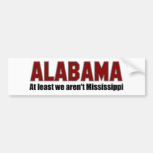 Alabama bumper stickers