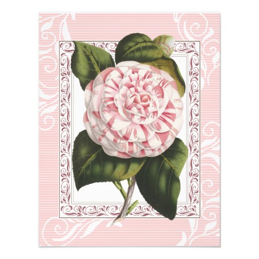 Alabama Camellia Elegant Dinner Party Invitations