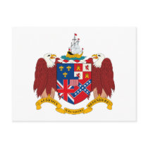 Alabama Coat of Arms Postcard postcards