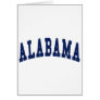 Alabama College Card