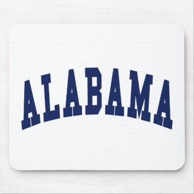 Alabama College Mousepad by republicofstates
