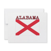 Alabama Flag invitations