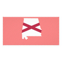 Alabama Flag Map photo cards by usaflags Alabama Flag Map photo cards