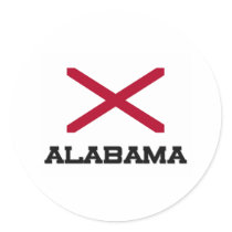 Alabama Flag Stickers