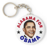 Alabama For Obama Keychains