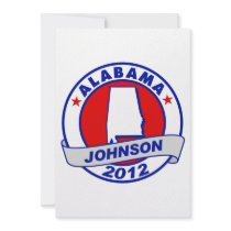 Alabama Gary Johnson Personalized Invite