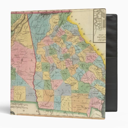 Alabama, Georgia 3 Ring Binders