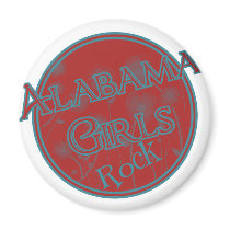 Alabama Girls Rock Fridge Magnets