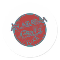 Alabama Girls Rock Stickers