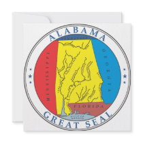 Alabama great seal invitations