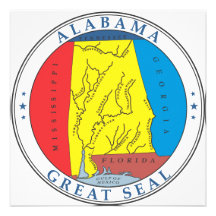Alabama great seal invitations