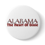 Alabama heart of Dixie button