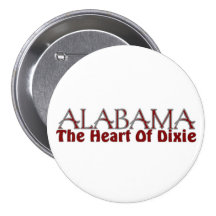 Alabama heart of Dixie button