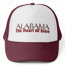 Alabama heart of Dixie hats