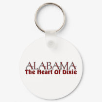 Alabama heart of Dixie keychains by burntright Alabama heart of Dixie keychains