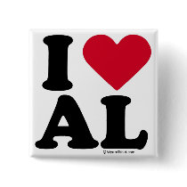 ALABAMA - I LOVE AL - I LOVE ALABAMA PINS