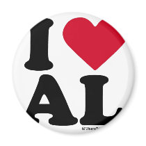 ALABAMA - I LOVE AL - I LOVE ALABAMA MAGNET