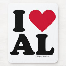 ALABAMA - I LOVE AL - I LOVE ALABAMA MOUSE PADS