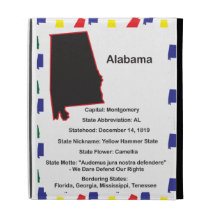 Alabama Information Educational Caseable Case iPad Case