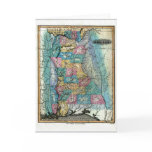 Alabama Map and State Flag Greeting Card