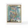 Alabama Map and State Flag Greeting Card