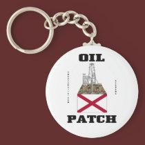 Alabama Oil Patch Keychain,Oil Field Gift,Oil,Gas