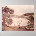 Alabama Peaceful Lake Poster