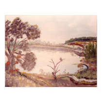 Alabama Peaceful Lake posters