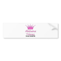 Alabama Princess bumper stickers