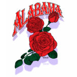 Alabama red rose shirt F/B