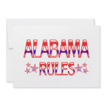 Alabama Rules Invitations