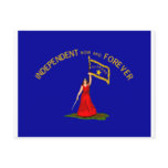 alabama secession flag postcards